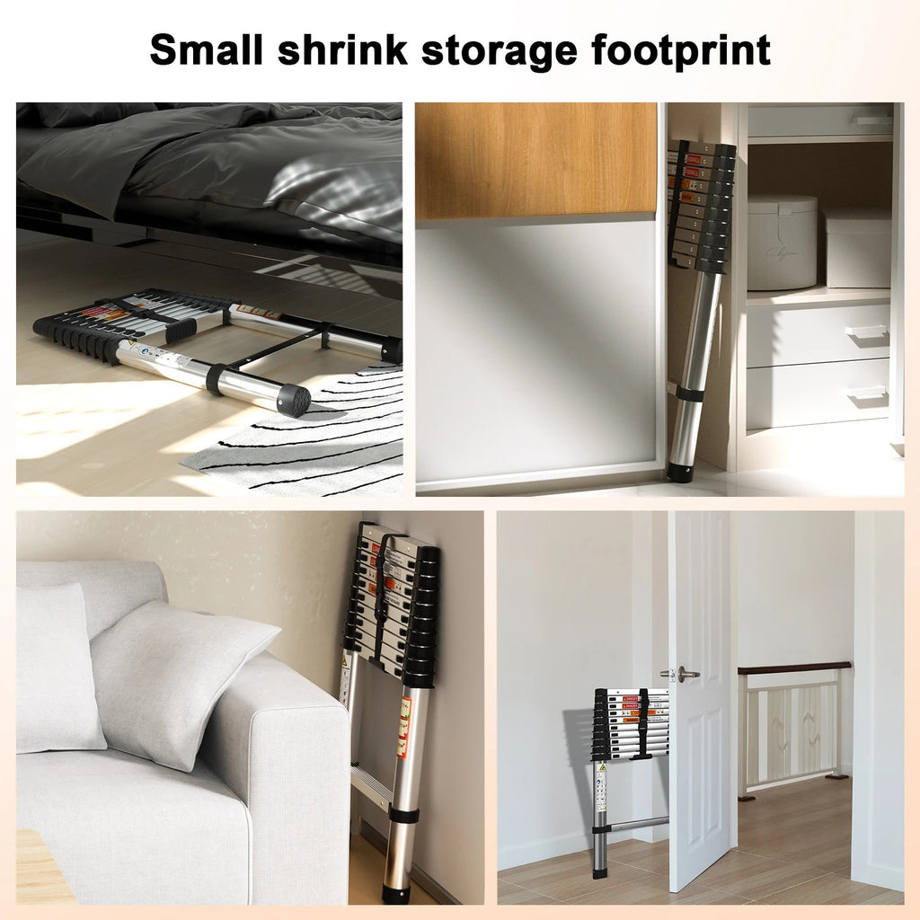 Telescopic Ladder Stainless Steel,load 150kg, Convenient Extendable ,For Pulling Walls, Changing Light Bulbs,Repairing Roofs,RV   4.8   160 Reviews   ౹   2,000+ sold