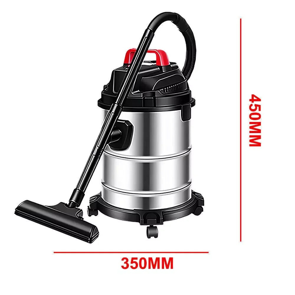 2000W Wet & Dry Vacuum Cleaner 20L Bagless Cylinder | Powerful Stainless Steel Cleaning Kit
