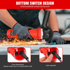 DayPlus 115mm Angle Grinder 5000W 4.5” Electric Corded Grinder 12000RPM M14 for Metal & Tile Cutting