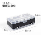115-in-1 Precision Screwdriver Repair Kit – Professional Multi-Tool Set for Electronics & Mobile Devices