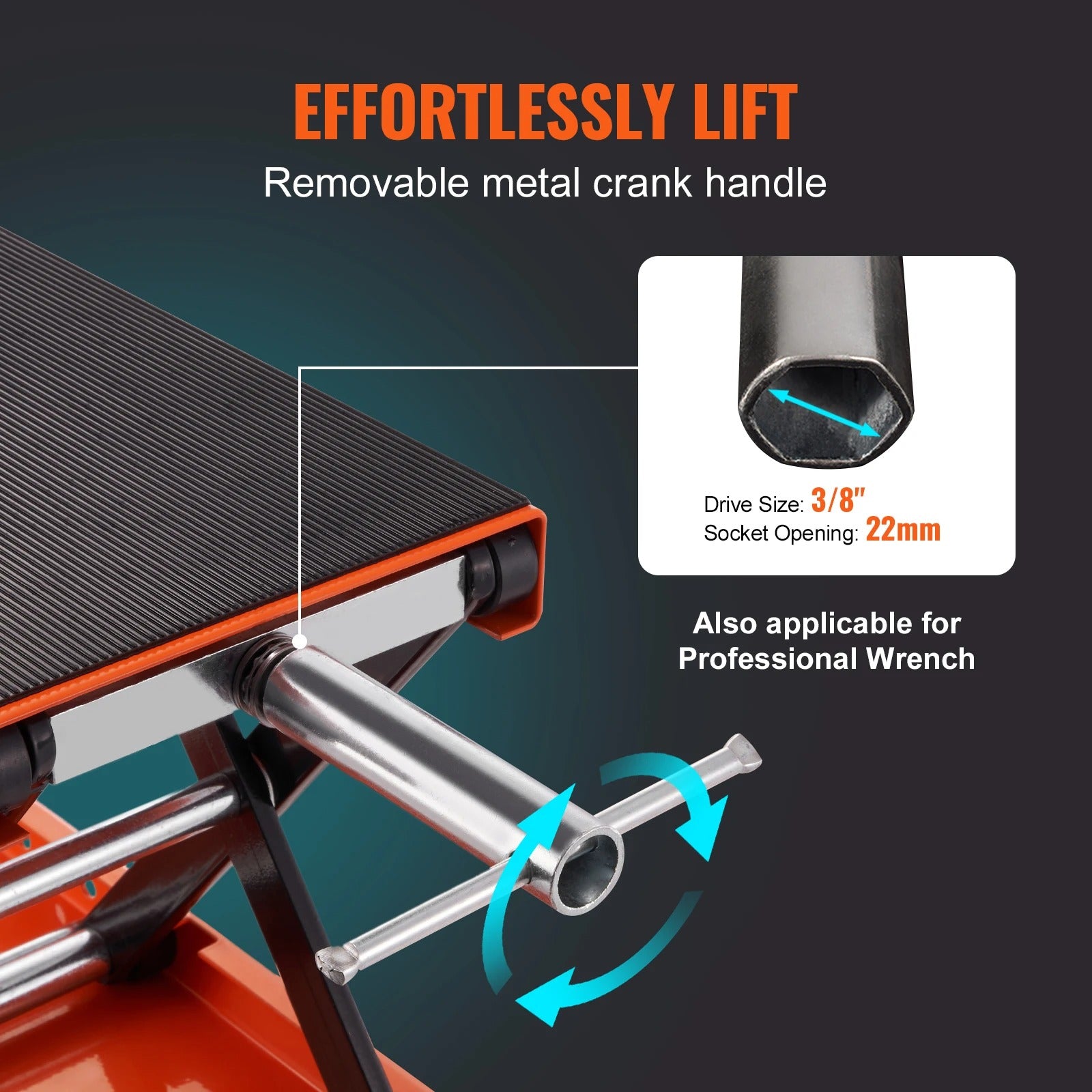 1100 LBS Motorcycle Lift Motorcycle Scissor Lift Jack with Wide Deck & Safety Pin Steel Scissor Jack Fit for Motorcycle   4.9   308 Reviews   ౹   1,000+ sold