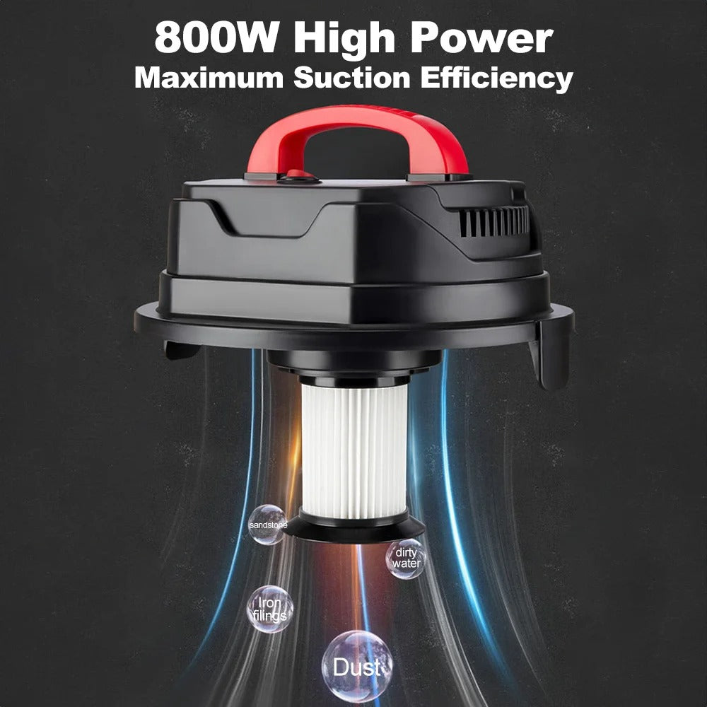 15L / 18L Dry & Wet Vacuum Cleaner with Blow Function – 4m Cord, Large Bucket Design for Home & Commercial Use