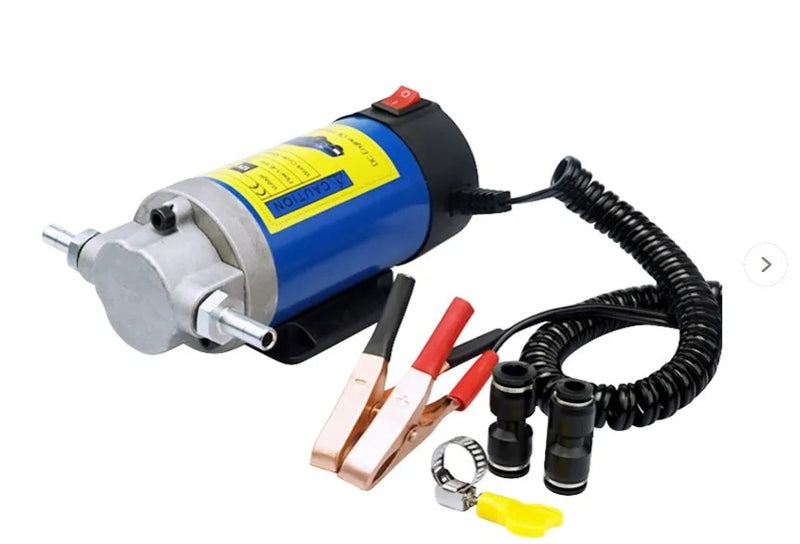 Portable 12V/24V Oil Transfer Pump 1-4L/min Extractor Fluid Suction Electric Change Fuel Pump Siphon Tool for Car Motor Boats
