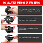 DayPlus 115mm Angle Grinder 5000W 4.5” Electric Corded Grinder 12000RPM M14 for Metal & Tile Cutting