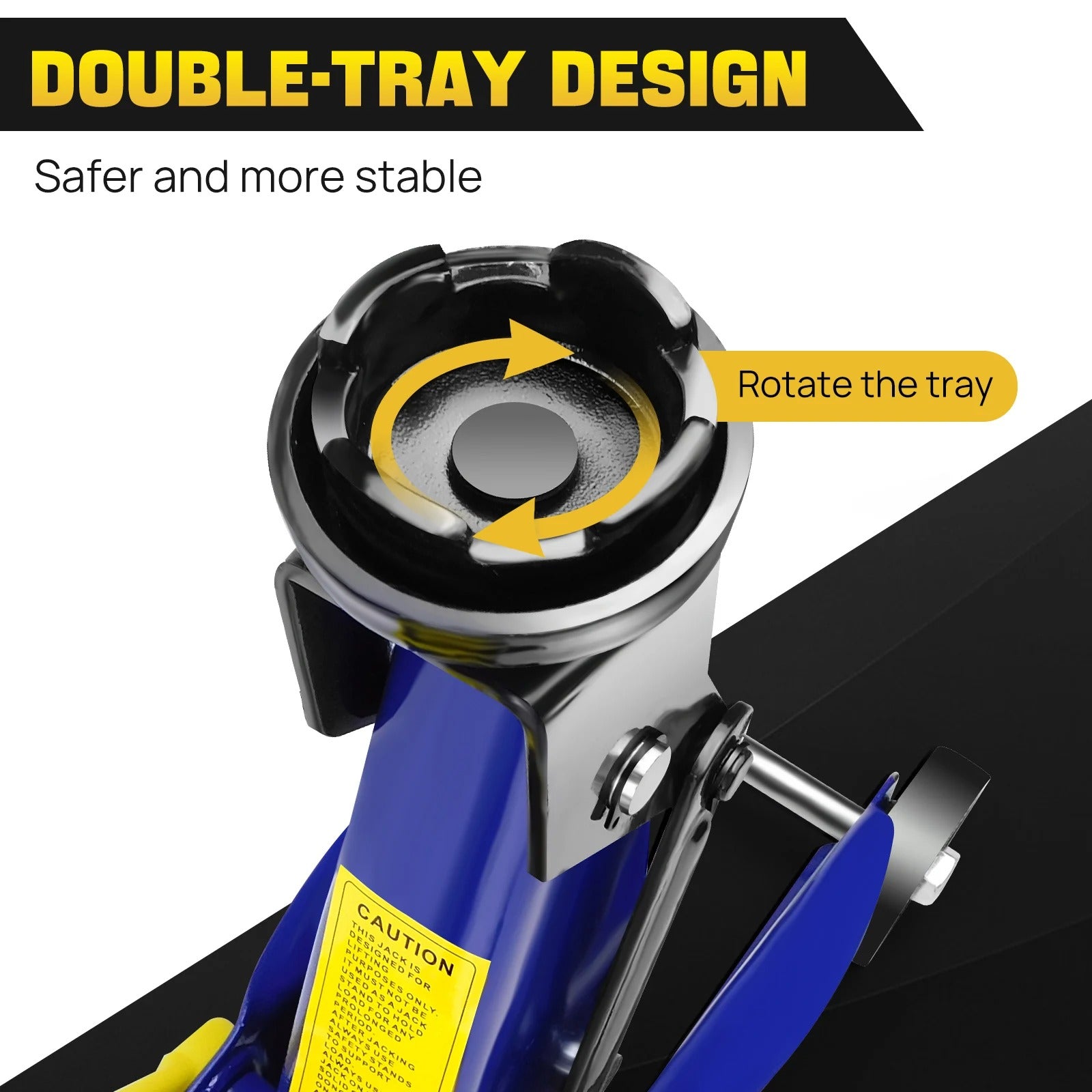 2-Ton Hydraulic Trolley Jack – Heavy-Duty Steel Floor Jack for Cars & Vans (135–320mm Lift)