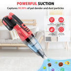 2-in-1 Cordless Handheld Vacuum Cleaner for Home & Car – Powerful 5500Pa Suction, USB Rechargeable