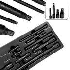 9-Piece Impact Extension Bar Set (1/4", 3/8", 1/2" Drive)