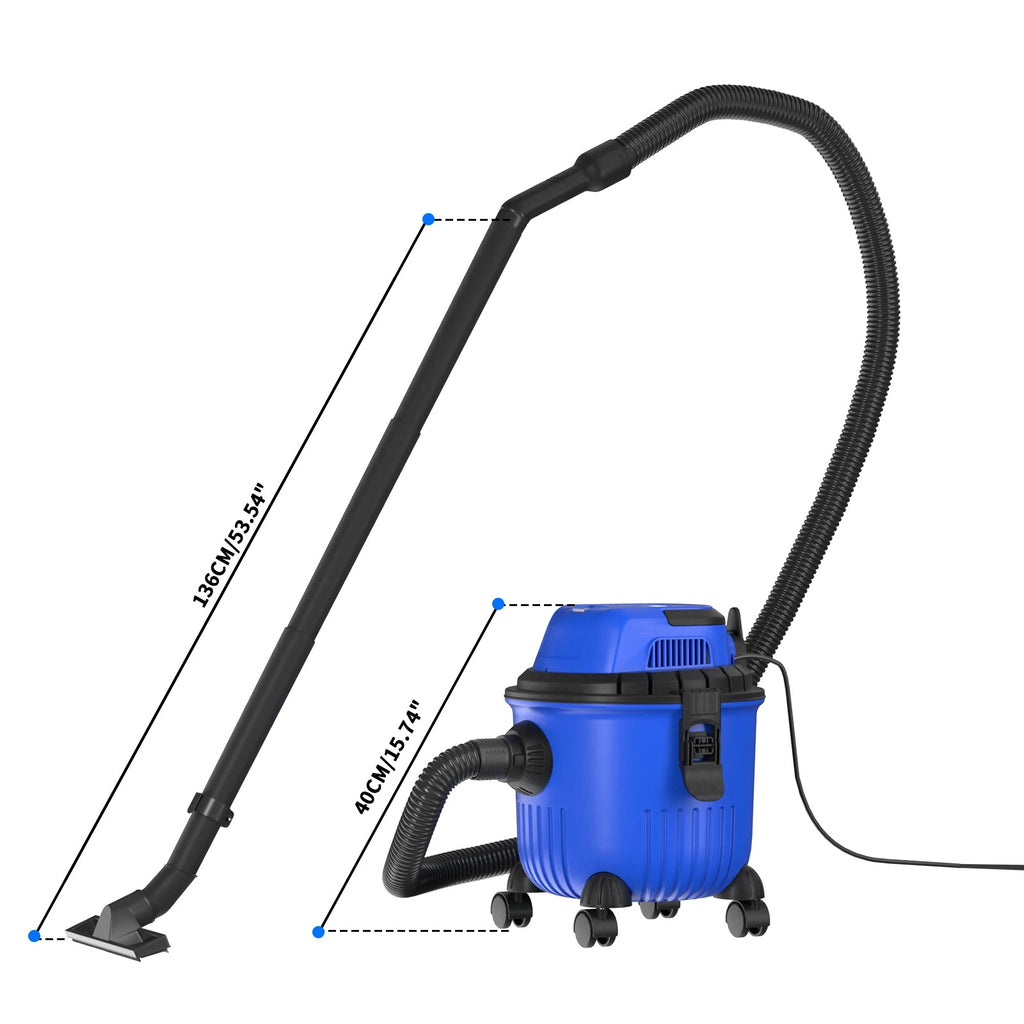 3-in-1 Wet & Dry Vacuum Cleaner with Blower | 15L Bagless Cylinder, 3800W, HEPA Filter
