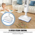 1500W Steam Mop with Detachable Handheld Cleaner – Powerful Floor Steamer for Carpet, Laminate & Hardwood Floors