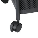 Kitchen Organizer Multi-Layer Rotatable Storage Rack Vegetable Basket Removable Household Rolling Storage Cart Trolley