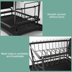 Drainer rack kitchen sink Kitchen Adjustable Plates Organizer Dish Bowl Drainer Storage Rack Cutlery Storage Holder