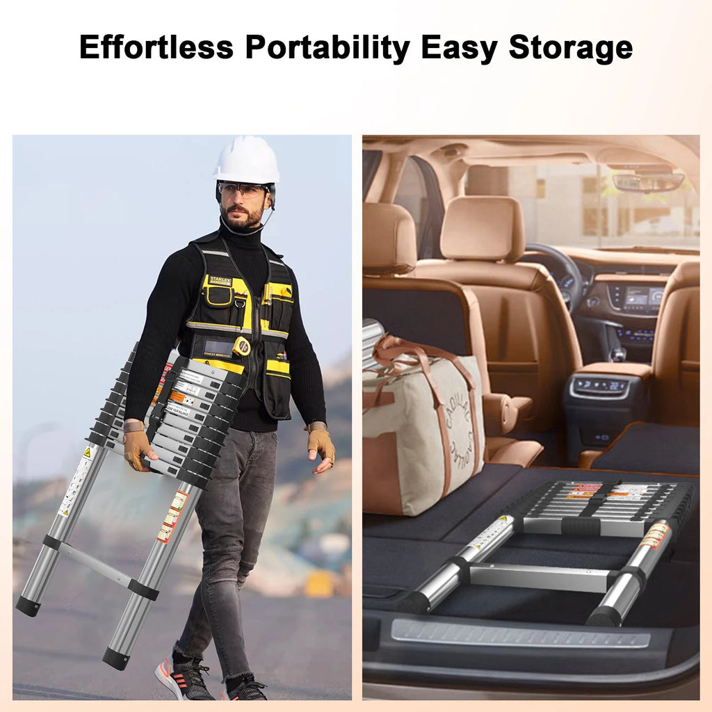 Telescopic Ladder Stainless Steel,load 150kg, Convenient Extendable ,For Pulling Walls, Changing Light Bulbs,Repairing Roofs,RV   4.8   160 Reviews   ౹   2,000+ sold