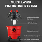 15L / 18L Dry & Wet Vacuum Cleaner with Blow Function – 4m Cord, Large Bucket Design for Home & Commercial Use