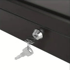 Money Box with Key -Money Tin with Lock - Small Lockable Cash Box with Coin Tray for Petty Cash Coins Notes