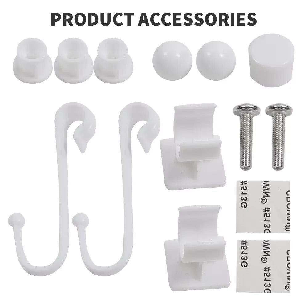 3-Tier Washing Machine Storage Shelf – Multi-Layer Bathroom Organiser Rack (White)