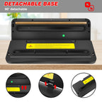 Automatic Food Vacuum Sealer Machine – 5 Modes, Built-in Cutter, 10 Vacuum Bags, Wet & Dry Food Sealing
