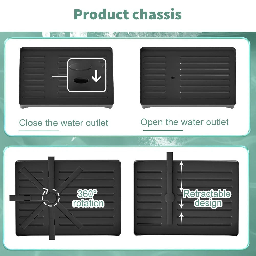 Drainer rack kitchen sink Kitchen Adjustable Plates Organizer Dish Bowl Drainer Storage Rack Cutlery Storage Holder