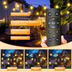 30M Outdoor String Lights G40 LED Festoon Fairy Patio Garland Lamp Wedding Street Camping Garden Birthday Party Decoration Light