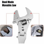 10-Inch Multi-Function Adjustable Ratchet Wrench – 180° Folding Head & High-Torque Precision Tool