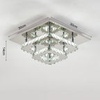 36W LED Ceiling Light Crystal Chandelier Pendant Lamp, Cool White