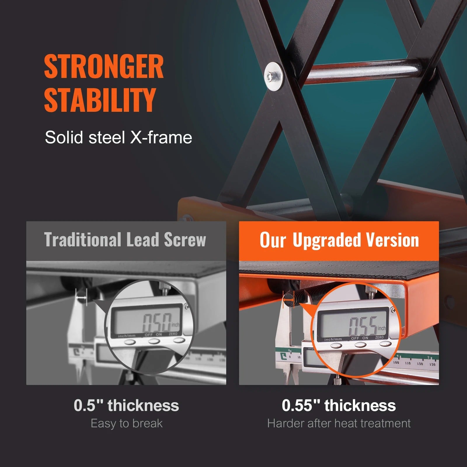 1100 LBS Motorcycle Lift Motorcycle Scissor Lift Jack with Wide Deck & Safety Pin Steel Scissor Jack Fit for Motorcycle   4.9   308 Reviews   ౹   1,000+ sold