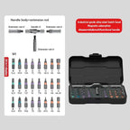 24-in-1 Magnetic Ratchet Screwdriver & Allen Wrench Set – Compact Multi-dlTool with T-Hane