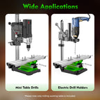 ALLSOME BG-6300 Compound Table Working Cross Slide Table Worktable for Milling Drilling Bench Multifunction Adjustable X-Y