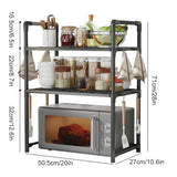 Kitchen Storage Organiser Rack – Heavy-Duty Countertop Shelf for Microwave, Oven & Kitchen Accessories
