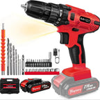 Professional Cordless Drill & Screwdriver Kit – 21V, 45Nm Torque, 2-Speed Gearbox & 29 Accessories