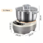 5L 7L Dough Kneading Machine Dough Maker Electric Stainless Steel Blender Flour Mixer Set with Fermentation Function