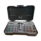 24-in-1 Magnetic Ratchet Screwdriver & Allen Wrench Set – Compact Multi-dlTool with T-Hane