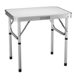 120cm Folding Picnic Table, Aluminum Alloy Camping Table that Fold Up,Portable Fold Away Garden Beach Barbecue BBQ Table,Outdoor