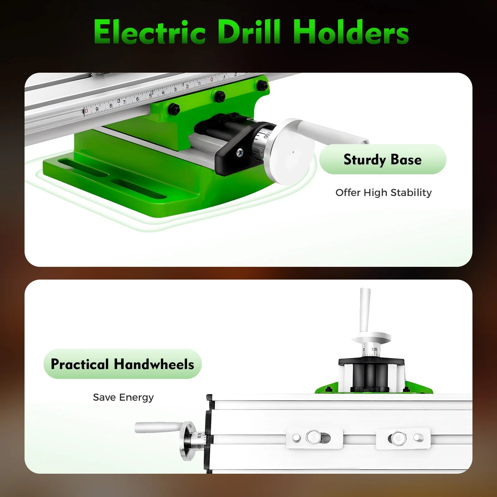ALLSOME BG-6300 Compound Table Working Cross Slide Table Worktable for Milling Drilling Bench Multifunction Adjustable X-Y