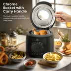 Mini Deep Fat Fryer – 850W-950W Electric Chip Fryer with Removable Oil Tank & Cool-Touch Housing