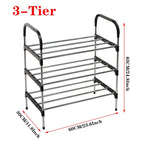 Multi-layer simple shoe rack entrance door storage rack household shoe rack can be stacked to save space shoe rack