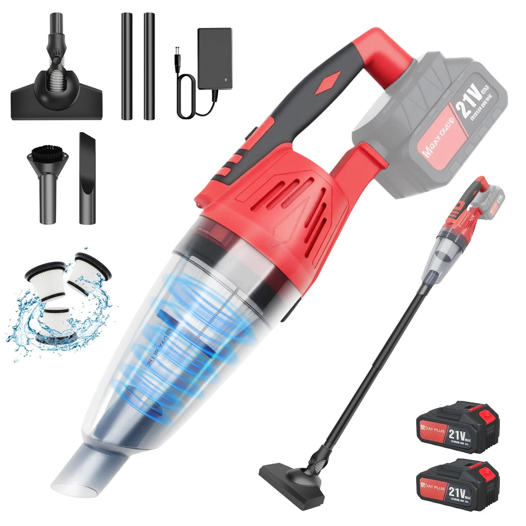 2-in-1 Cordless Handheld Vacuum Cleaner for Home & Car – Powerful 5500Pa Suction, USB Rechargeable