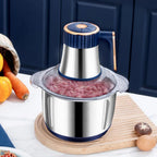 5L Multifunctional Electric Food Processor – Powerful 5-Speed Mixer & Meat Grinder with Stainless Steel Bowl