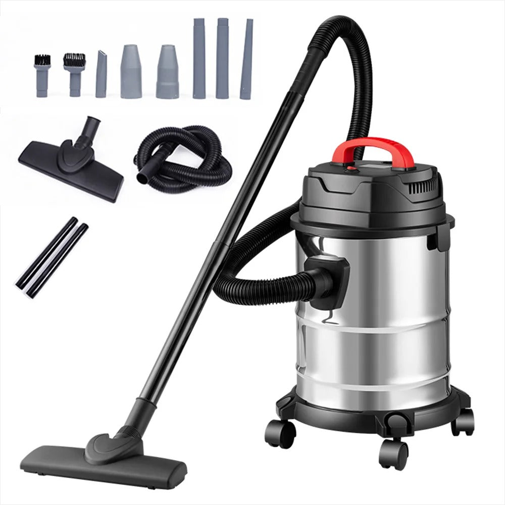 15L / 18L Dry & Wet Vacuum Cleaner with Blow Function – 4m Cord, Large Bucket Design for Home & Commercial Use