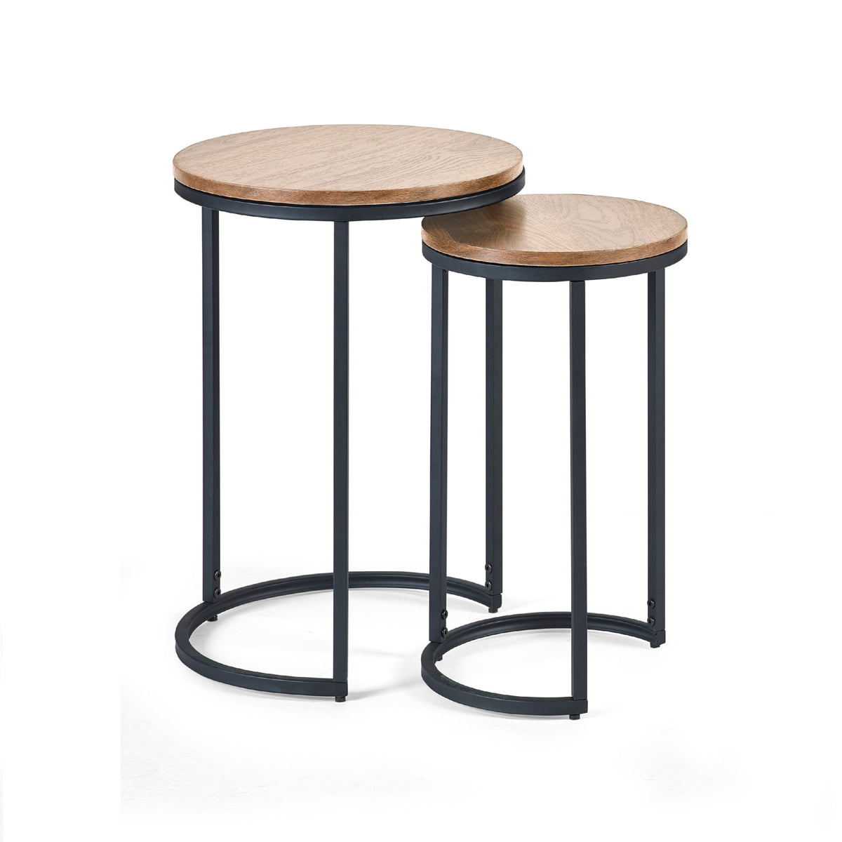 Marlow Round Nesting Tables – Sonoma Oak